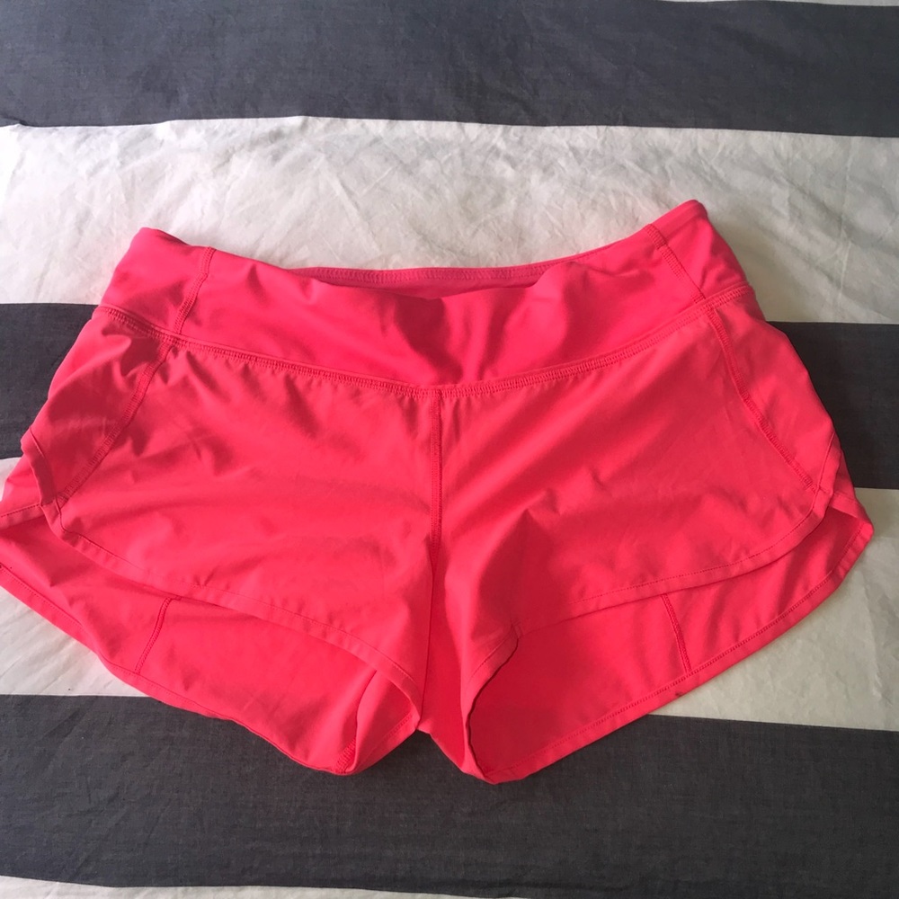 Lululemon Size 8 Speed Shorts EUC